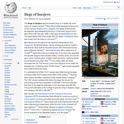 Siege of Sarajevo