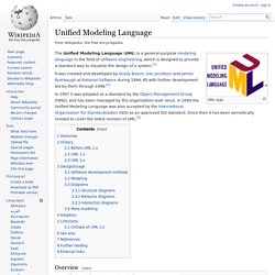 Unified Modeling Language