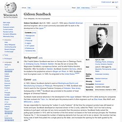 Gideon Sundback