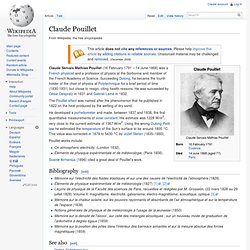 Claude Pouillet