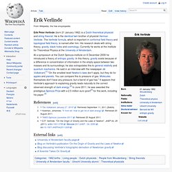 Erik Verlinde