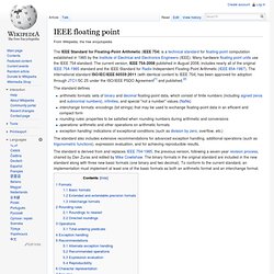 IEEE floating point