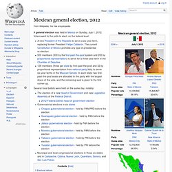 Mexican general election, 2012