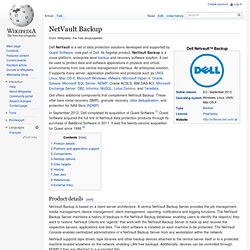 NetVault Backup - Wikipedia, the free encyclopedia - Aurora