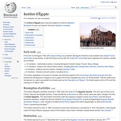 Institut d'Égypte