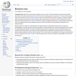 Business case