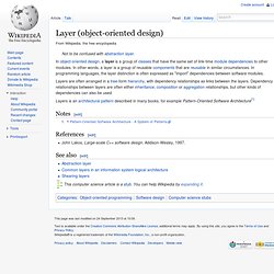 Layer (object-oriented design)
