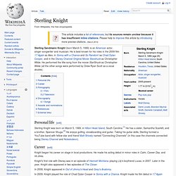 Sterling Knight