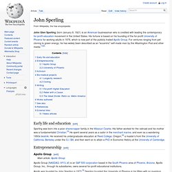 John Sperling