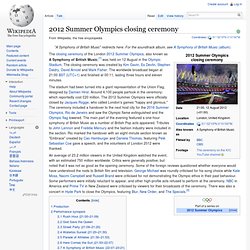 2012 Summer Olympics closing ceremony