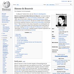 Simone de Beauvoir