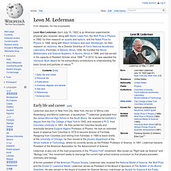 Leon M. Lederman