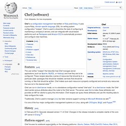 Chef (software)