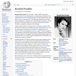 Rosalind Franklin