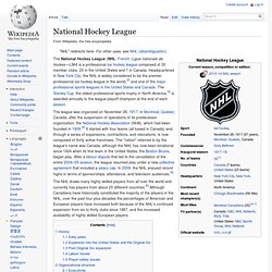 NHL - Wiki