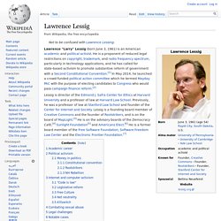 Lawrence Lessig