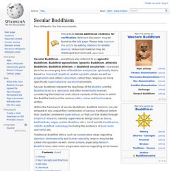 Secular Buddhism
