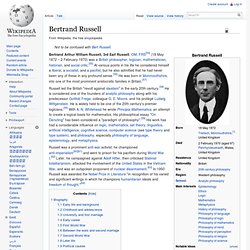 Bertrand Russell Wikipedia