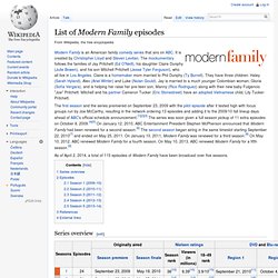List of Modern Family episodes