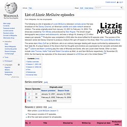List of Lizzie McGuire episodes