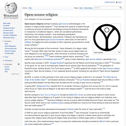 Open-source religion