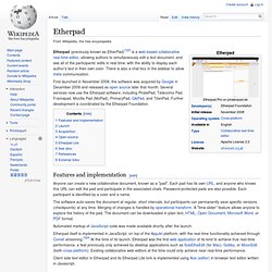 Etherpad... and other options