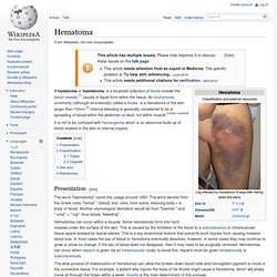 Hematoma