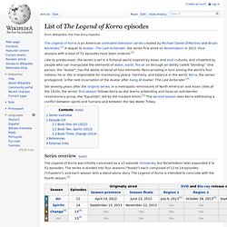 List of The Legend of Korra episodes