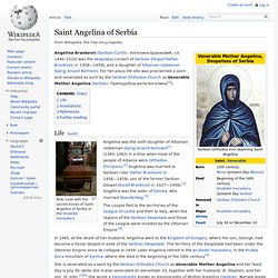 Saint Angelina of Serbia