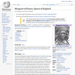 Margaret of France, Queen of England