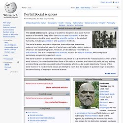 Portal:Social sciences