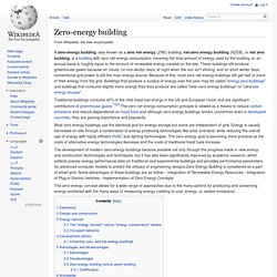 Zero-energy building