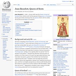 Joan Beaufort, Queen of Scots