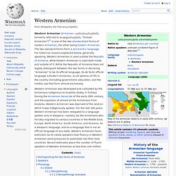 Western Armenian