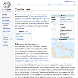 Taíno language