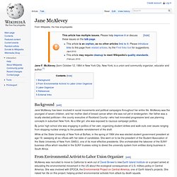 Jane McAlevey