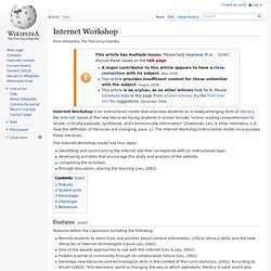 Wikipedia: Internet Workshop