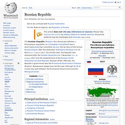 Russian Republic