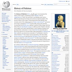 History of Pakistan