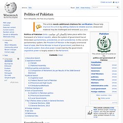 Politics of Pakistan