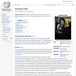 Caterina Fake
