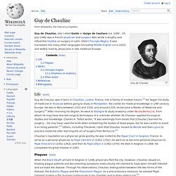 Guy de Chauliac