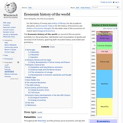 Economic history of the world