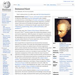 Immanuel Kant