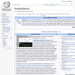 Portal:Software