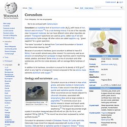 Corundum