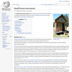 Small house movement