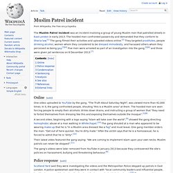 Muslim Patrol incident