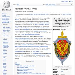 Federal Security Service (Russia)