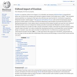 Cultural impact of Gundam
